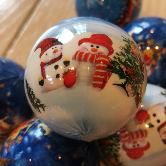 15. 2” plastic Christmas ball ornaments - Picture 5 of 13